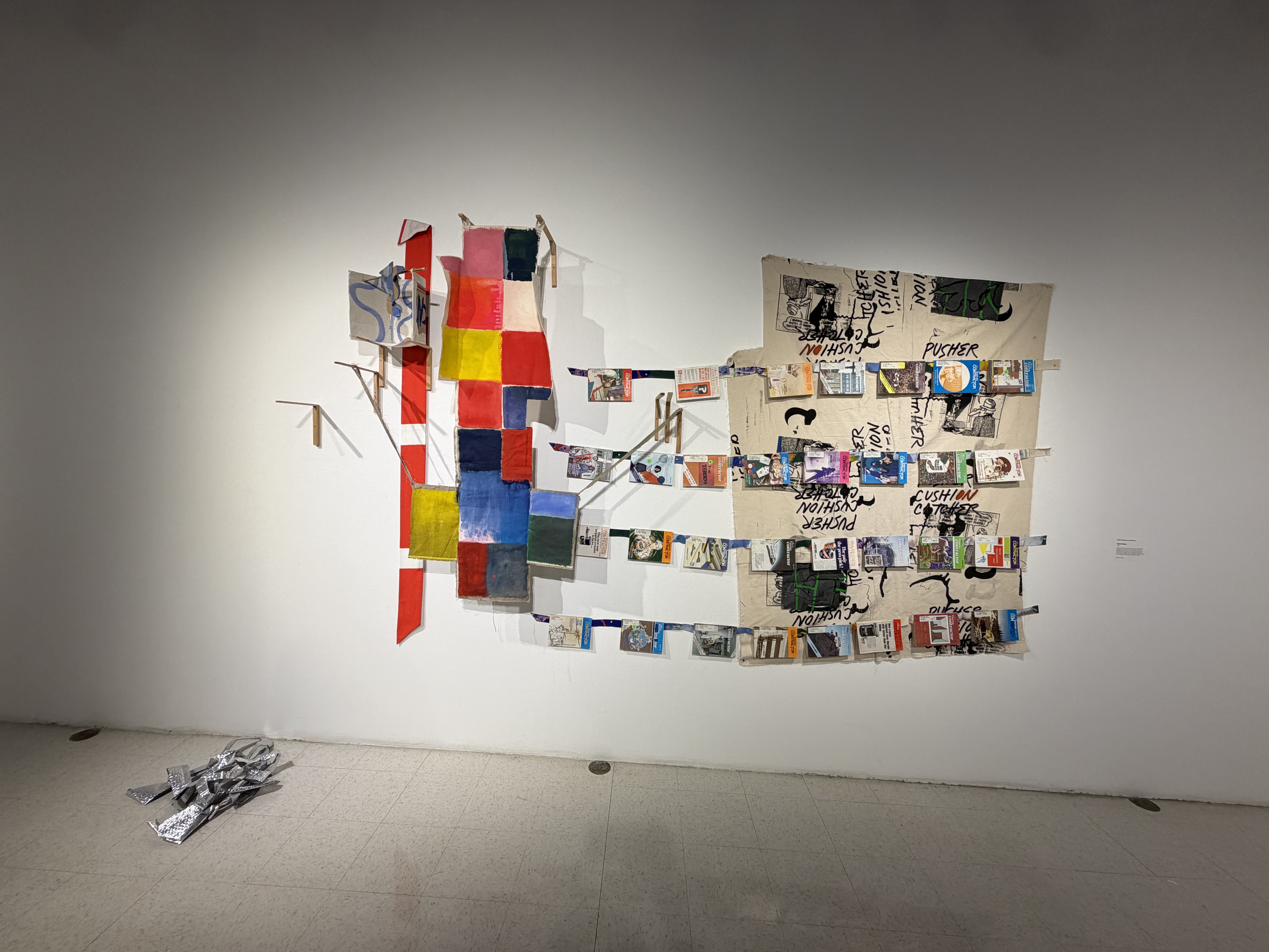 Installation view of Edgeless: In the Expanded Field of Painting at SDSU University Art Gallery