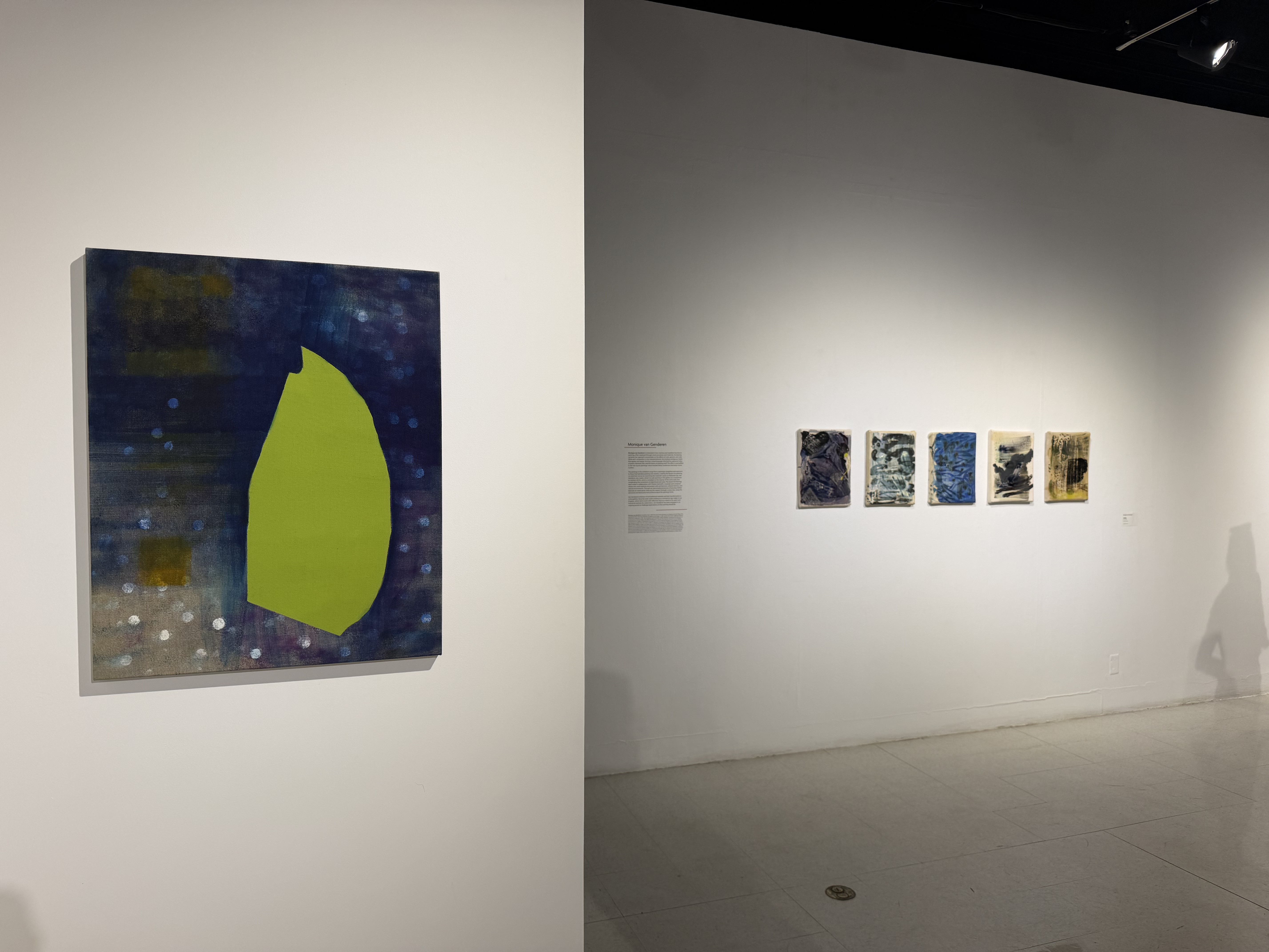 Installation view of Edgeless: In the Expanded Field of Painting at SDSU University Art Gallery