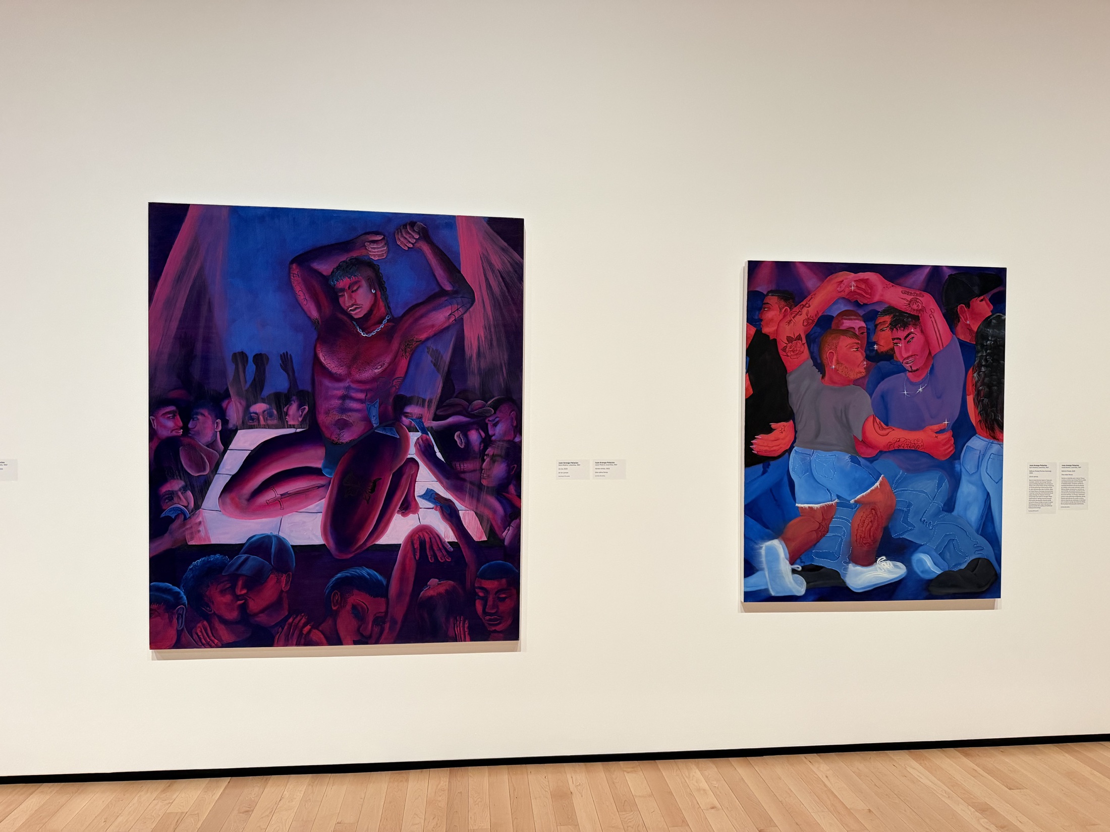 Paintings by Juan Arango Palacios in Visiones Nocturnas